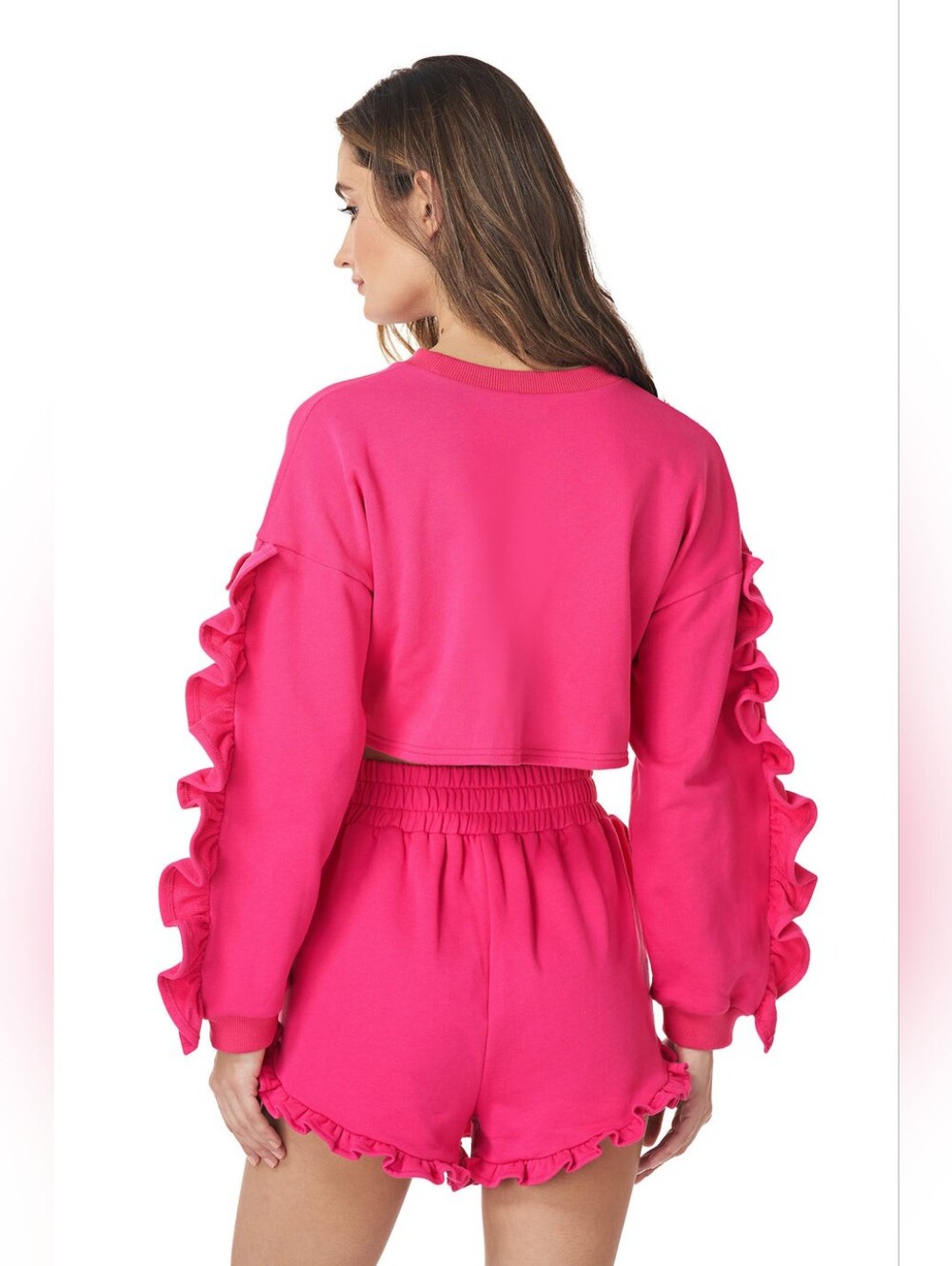 AMUR Ruffle Shorts Set Size Small - Picture 2 of 14